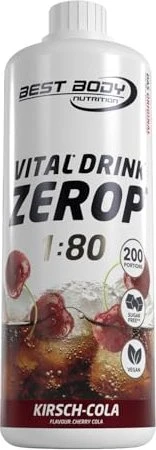 Best Body Nutrition Vital Drink Zerop Kirsche Cola 1l