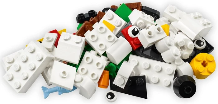 LEGO Classic - Kreativ-Bauset mit weißen Steinen
