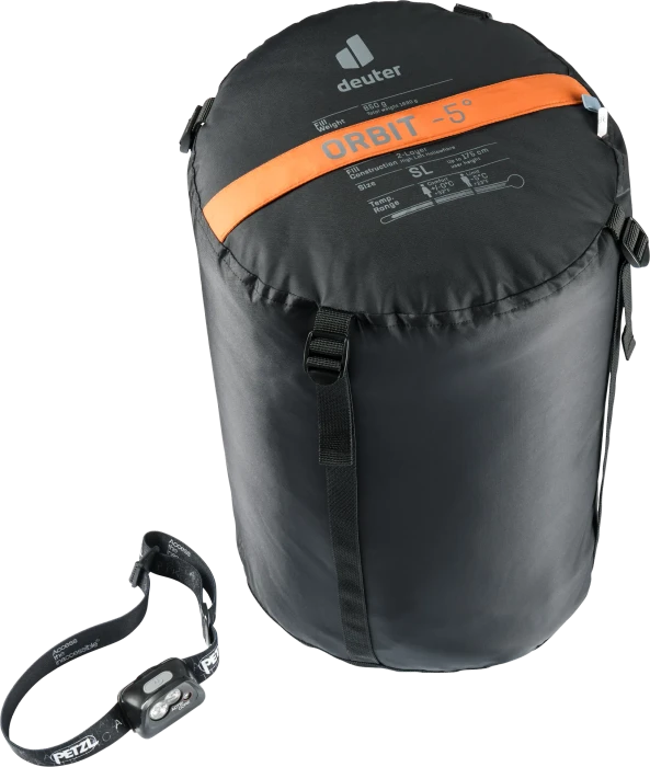 Deuter Orbit -5° SL Mumienschlafsack mandarine/slateblue