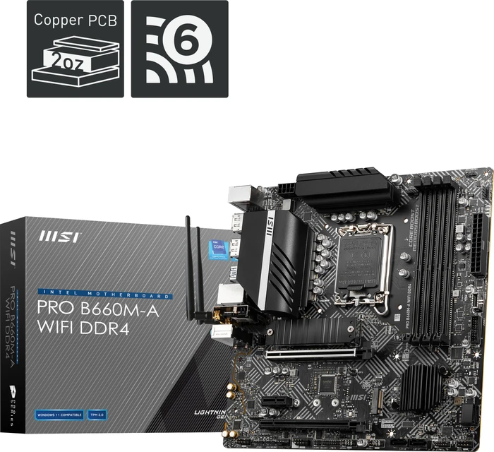 MSI PRO B660M-A WIFI DDR4 (Intel 1700)