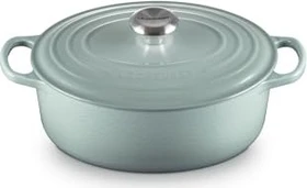 Le Creuset Signature Gusseisen Bräter oval 27cm 4.1l sea salt