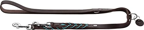 Hunter Verstellbare Führleine Solid Education Cord 20/200, braun