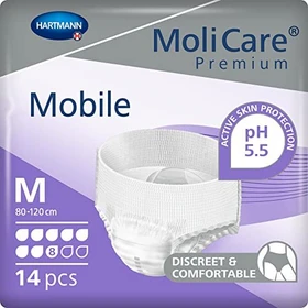 Hartmann MoliCare Premium Mobile 8 Tropfen Schutzhose Größe M, 14 Stück