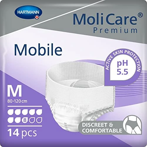 Hartmann MoliCare Premium Mobile 8 Tropfen Schutzhose Größe M, 14 Stück