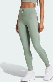 adidas Running Essentials Laufhose 7/8 silver green (Damen)