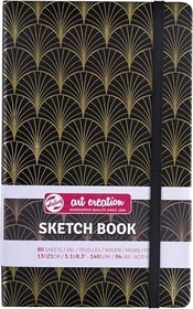 Royal Talens Skizzenbuch Art Deco, 130x210mm, glatt, 80 Blatt