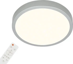 Briloner Runa LED Deckenleuchte 24W 38cm silber