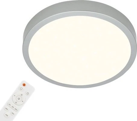 Briloner Runa LED Deckenleuchte 24W 38cm silber