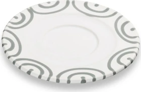 Gmundner Keramik Graugeflammt Unterteller Cappuccino 14cm