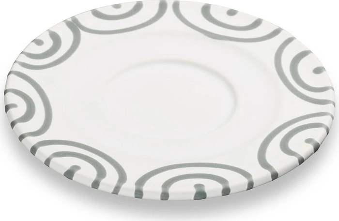 Gmundner Keramik Graugeflammt Unterteller Cappuccino 14cm