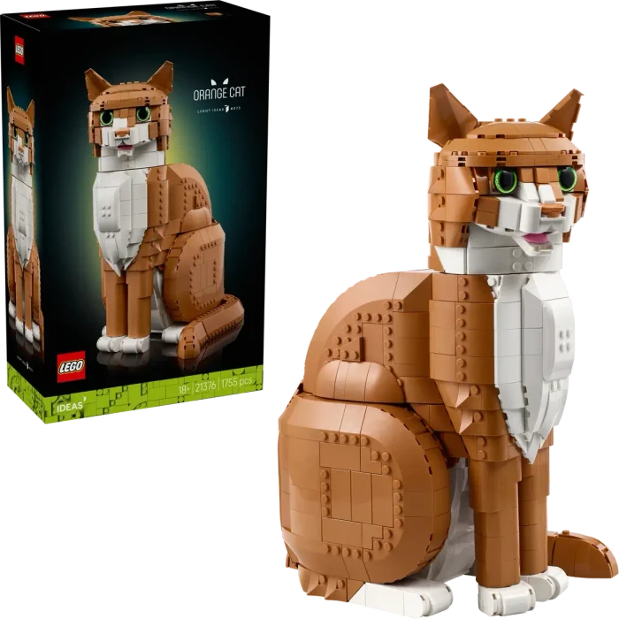 LEGO Ideas 21376 Orangefarbene Katze