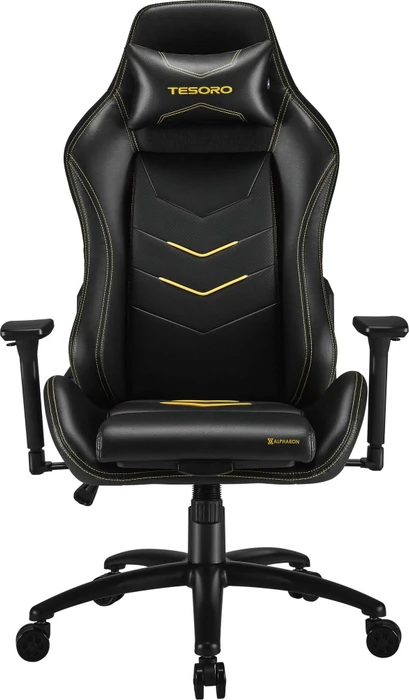 Tesoro Alphaeon S3 Gamingstuhl, schwarz/gelb