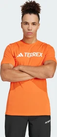 adidas Terrex Multi Climacool Logo Tech Funktionsshirt kurzarm semi impact orange (Herren)