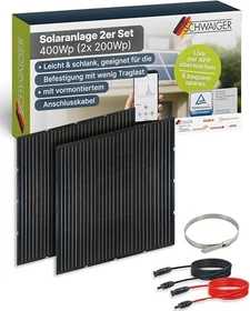 Schwaiger SOPA5400, 200Wp, 2 Stück, 400Wp