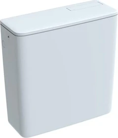 Geberit AP128 AP-Spülkasten 2-Mengen-Spülung, Wasseranschluss seitlich oder hinten mittig, weiß-alpin