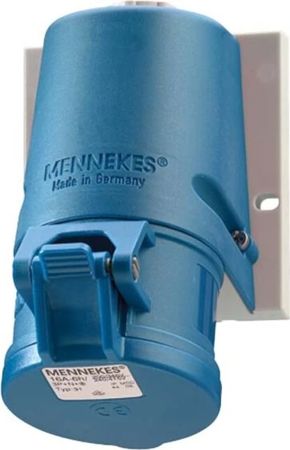 Mennekes CEE Wandsteckdose TwinContact 32A 3p 230V 6h IP44