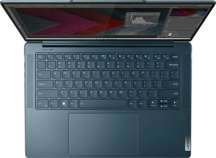 Lenovo Yoga 7 Pro 14IRH8, Tidal Teal, Core i7-13700H, 16GB RAM, 1TB SSD, GeForce RTX 4050, DE
