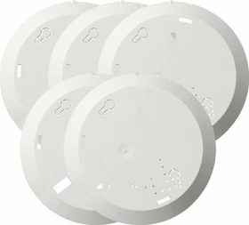 Gira Montageplatte für Rauchwarnmelder Dual Q, Montageplatte, 5er-Pack