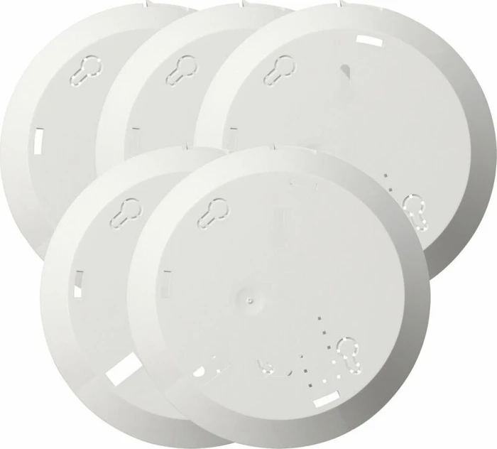 Gira Montageplatte für Rauchwarnmelder Dual Q, Montageplatte, 5er-Pack