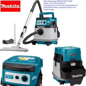 Makita DVC155LZX2 Akku-Nass-/Trockensauger solo