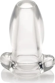 XR Brands Master Series Gape Glory Clear Hollow Anal Plug