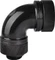 Thermaltake Pacific Rohranschluss für PETG Rohre 90° G1/4" auf 16mm, schwarz Vorschaubild