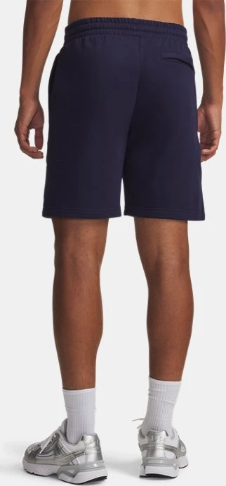 Under Armour Rival Fleece Hose kurz marine midnight navy/white (Herren)