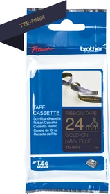 Brother TZe-RN54 Beschriftungsband, 24mm, gold/dunkelblau
