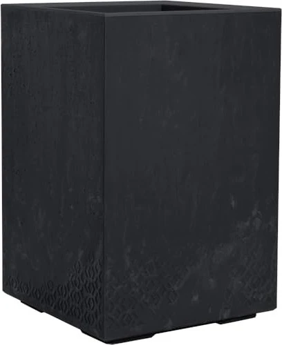Siena Garden Faro Stone Pflanzkasten 40x40cm schwarz