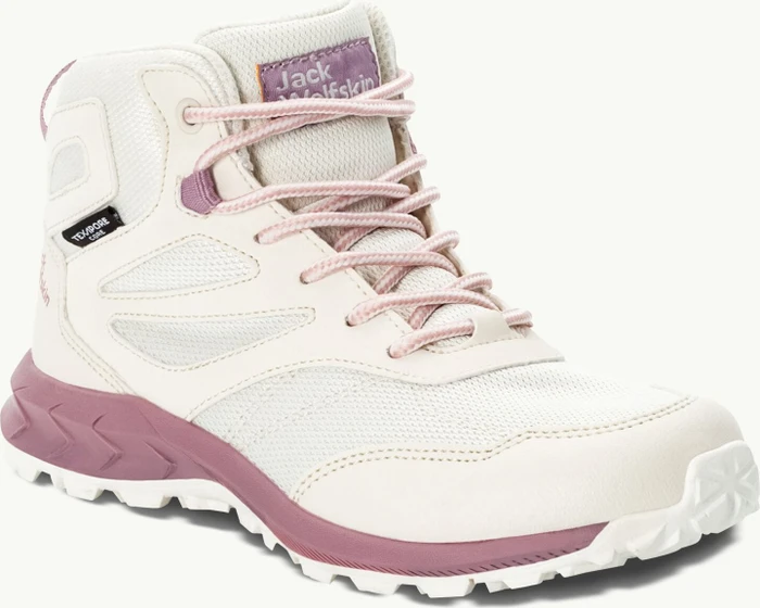 Jack Wolfskin Woodland Texapore Mid egret (Junior)