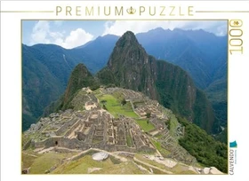 Calvendo Ruinenstadt Machu Picchu mit Blick zur Bergspitze des Huayna Picchu