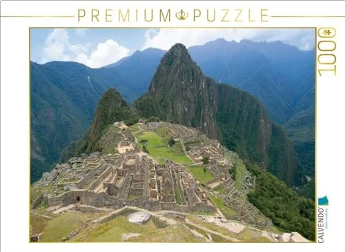 Calvendo Ruinenstadt Machu Picchu mit Blick zur Bergspitze des Huayna Picchu