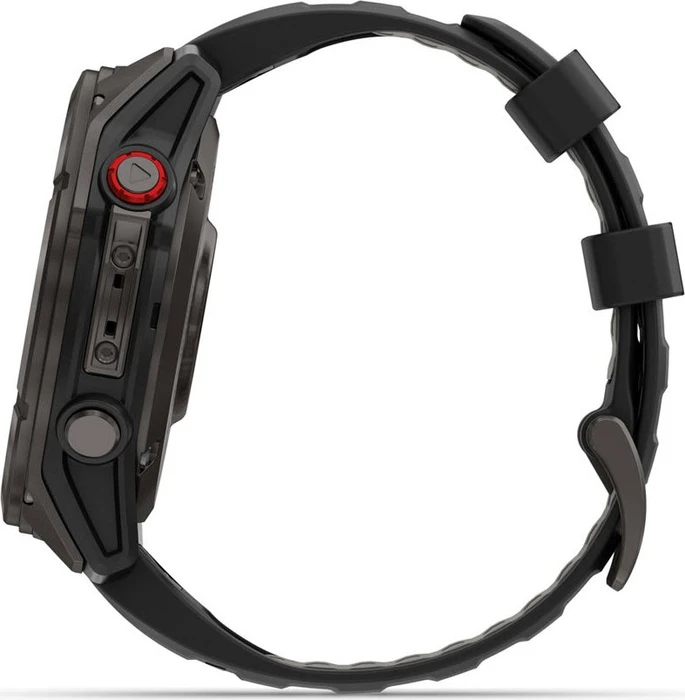 Garmin Fenix 8 Pro 51mm AMOLED carbon grey dlc titanium/black-pebble grey silicone