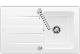 Villeroy & Boch Architectura 860x510mm Becken reversibel mit Ablauffernbedienung weiß alpin