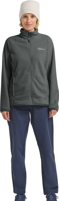 Jack Wolfskin Moonrise Full-Zip Fleece Funktionsjacke slate green (Damen)