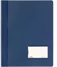 Durable Duralux Transluzent Schnellhefter, A4, dunkelblau/transparent