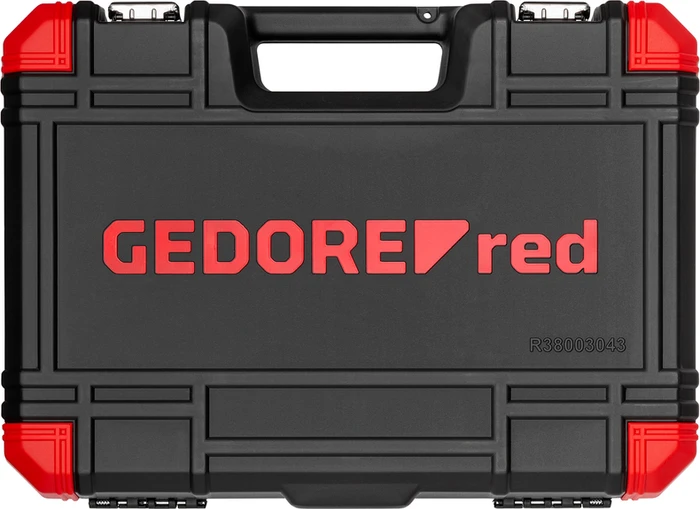 Gedore red R38003043 Handwerkzeugset inkl. Werkzeugbox, 43-tlg.