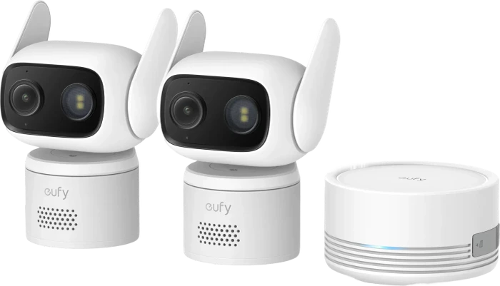 eufy Wired Cam C31 Solo, weiß, inkl. Hub, 2er-Pack