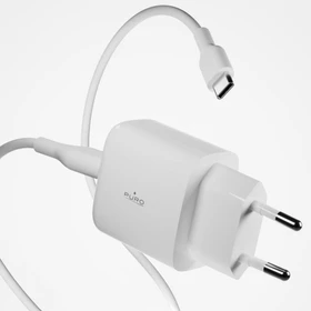 Puro Power Kit Charger + USB-C Kabel 10W weiß