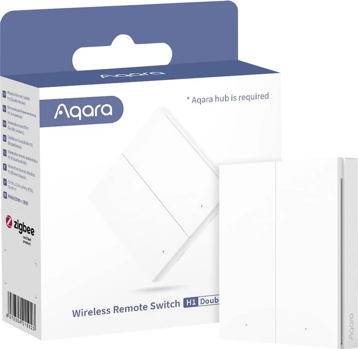 Aqara Wireless Remote-Switch H1, 2-fach