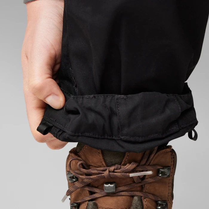 Fjällräven Keb Curved Hose lang schwarz (Damen)