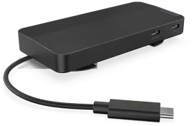 Lenovo USB-C Dual Display Travel Dock (40B9), ohne Netzteil, USB-C 3.1 [Stecker] (40B90000WW)