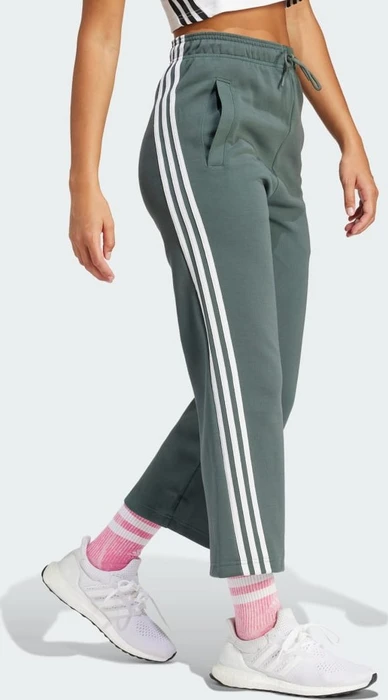 adidas Future Icons 3-Streifen Open Hem Trainingshose lang legend ivy (Damen)