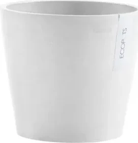Ecopots Kunststoff-Topf Amsterdam 30cm white