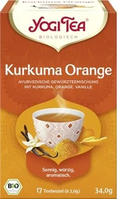 Yogi Tea Kurkuma Orange Tee Beutel,    17 Stück