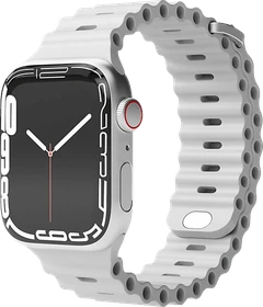 Vonmählen Wave Band für Apple Watch 49mm/45mm/44mm Light Grey