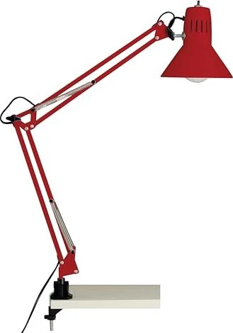 Brilliant Hobby Klemmleuchte rot