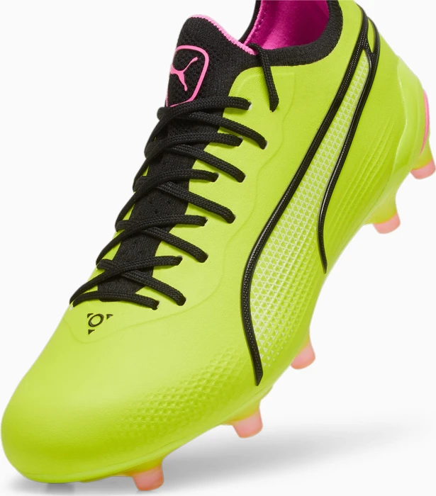 Puma King Ultimate FG/AG electric lime/puma black/poison pink (Damen)