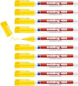 edding 400 Permanentmarker gelb, 10er-Pack