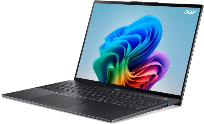 Acer Swift 16 AI OLED SF16-51-74C3, Ice Black, Core Ultra 7 256V, 16GB RAM, 1TB SSD, DE